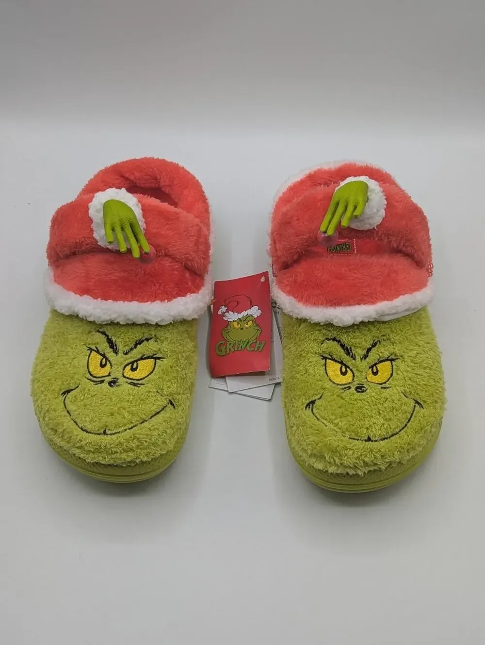 Crocs The Grinch Classic Lined Clog Christmas Mens Size 6 Unisex 211688 NEW